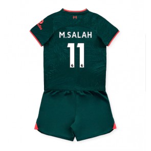 Liverpool Mohamed Salah #11 Tredjedraktsett Barn 2022-23 Kortermet (+ Korte bukser)
